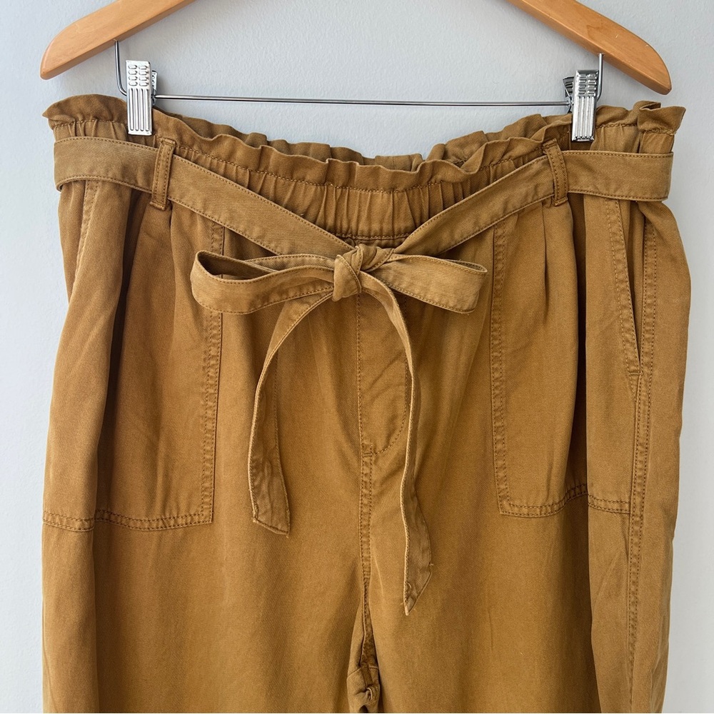 Sonoma paper bag belted  pants Sz XL - Picture 3 of 10